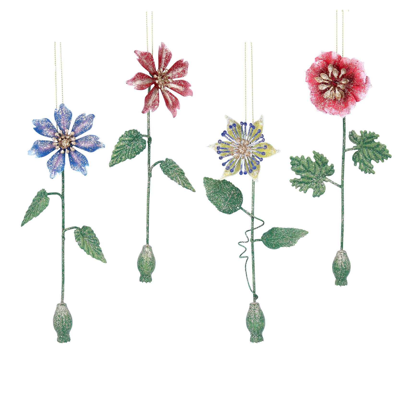 Metal Floral Dec by Gisela Graham